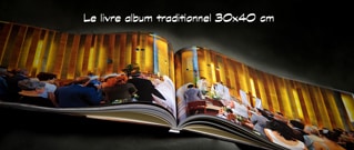 Livre album traditionnel 30x40cm sur papier  offset satiné